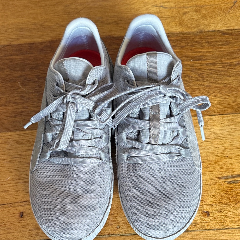 Sorel Light Gray Suede Sneakers Waterproof